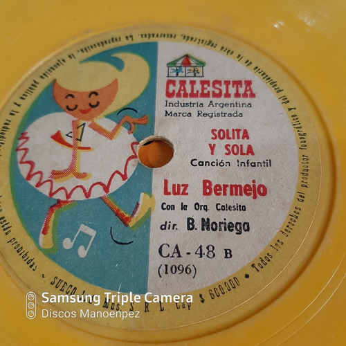 Simple Luz Bermejo Con La Orquesta Calesita C15