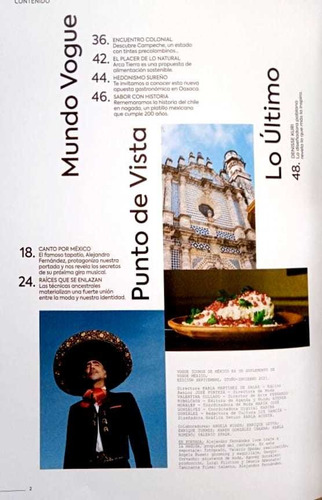Vogue Alejandro Fernández María Félix Elena Frida Kahlo