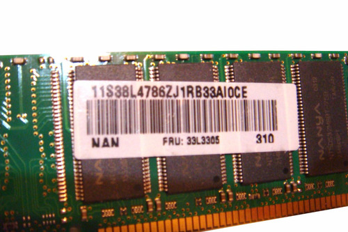 Memoria Ram Pc Ddr 266mhz De 256mb Nanya, Ultima Unidad!
