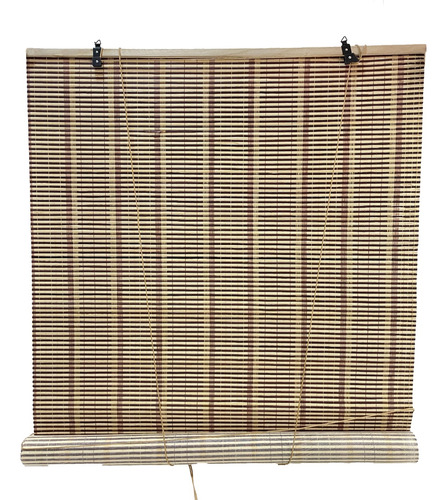 Cortina Persiana Roller Enrollable De Bambú 60x120cm