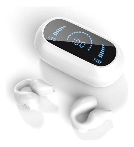 ~? Monadd White Open Ear Wireless Bluetooth Headphones Clip 