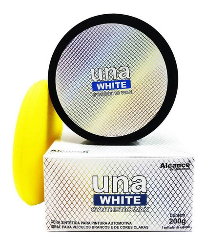 Cera Premium Una White Synthetic Wax 200g Alcance