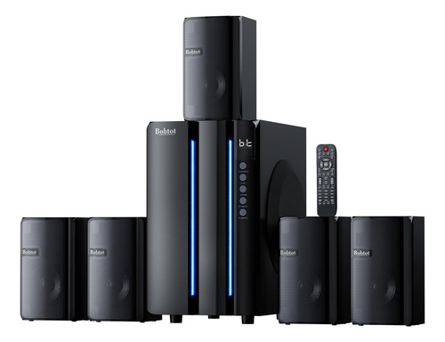 Sistema De Sonido Envolvente Bobtot B701d 800w 5.1/2.1 Ch