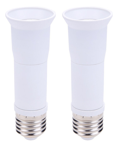 Adaptador De Extensión E27 A E27, Paquete De 2
