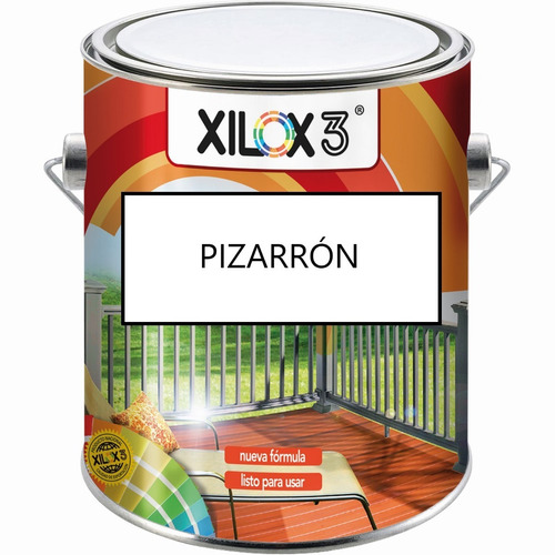 Pint. Pizarrón Mate Verde Xilox X 1/2 L + Lija