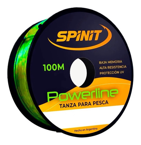 Tanza Nylon Monofilamento Spinit Powerline 0.35mm X 100mts