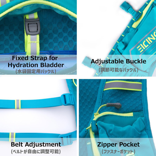 Azarxis 5l Mochila De Hidratación Ultraligera Trail Running