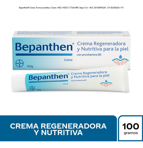 Bepanthen Crema Regeneradora Y Nutritiva Para La Piel