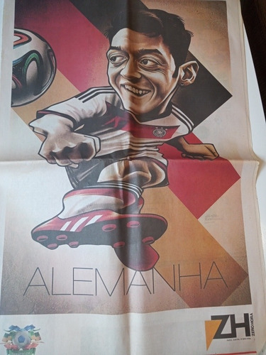 Zero Hora Guia Da Copa Do Mundo 2014 Com Posters Raridade