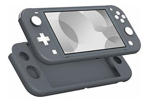 Funda Para Nintendo Switch Lite Silicona Anti Arañazos Gris