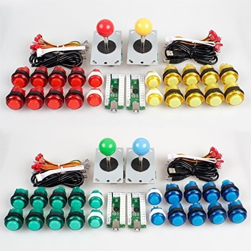 Eg Starts 4 Player Classic Diy Arcade Joystick Kit Partes Us