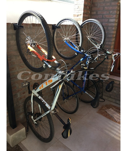 Imagen 8 de 10 de Soporte De Pared Para Colgar Bicicletas Vertical Nayres.ar
