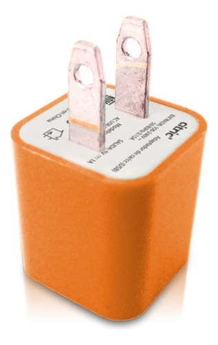 Cubo Cargador Usb Citric 1a Rápido 1000mah Colores Portátil