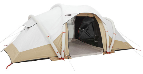 Barraca De Camping Insuflável Air Seconds 4.2 Fb 4 Pessoas Cor Bege