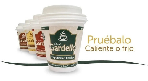 Café Instantáneo Gardello 8oz Capuchino Surtido Con 20pz
