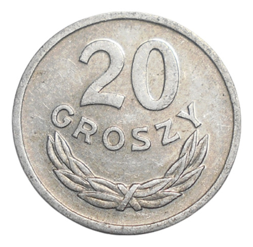 Polonia Moneda De 20 Groszy 1976 - Y#a47 -  Xf+