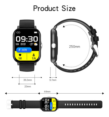 Reloj Inteligente Smartwatch Kt48 Dorado