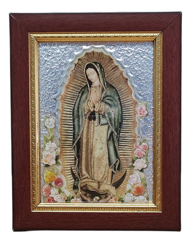 Cuadro Repujado Mediano Virgen De Guadalupe