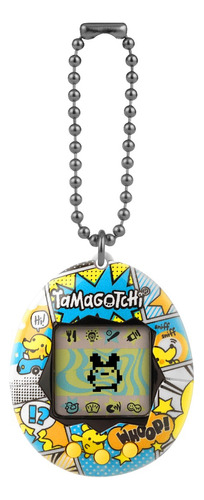 Mascota Virtual De Juguete Tamagotchi Pochitchi Comic Book Color Gris