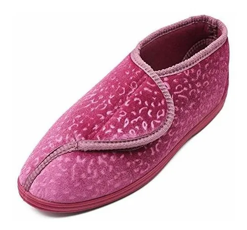 Hotme Women's Cozy Memory Foam Slippers With Adjustable Clos