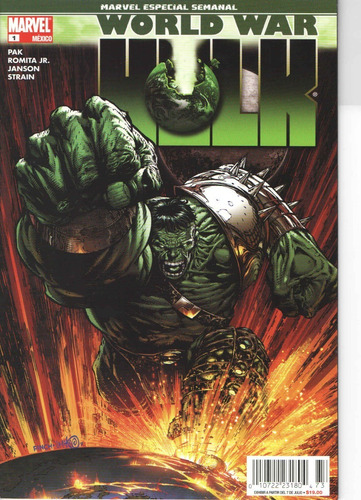 Comic Marvel World War Hulk 1 #1 Español 