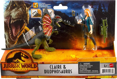 Jurassic World Dominion Claire Y Dilophosaurus