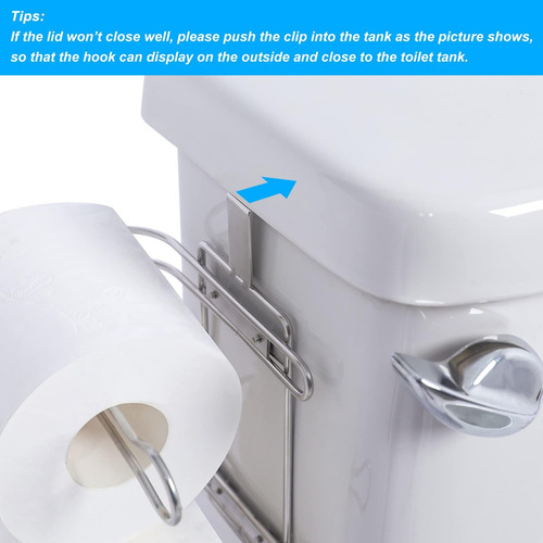 Tqvai Sobre El Tanque Soporte De Rollo De Papel Higiénico Ra