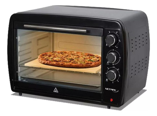 Horno De Mesa Eléctrico Netmak Nm-he45 45l Negro 220v