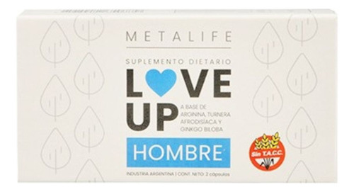 Suplemento Love Up Vigorizante Masculino Potenciador Sabor Sin sabor