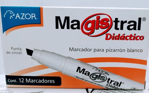 Marcador Para Pizarron Blanco  Caja 12/piezas Color Negro