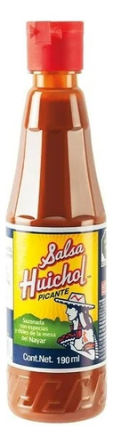 Salsa Huichol Picante 190g Botella 3 Unidades
