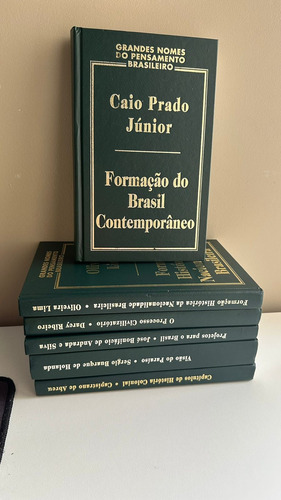 Livro Coleção Grandes Nomes Do Pensamento Brasileiro - 6 Livros - - [2000]