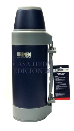 Termo Bremen De Acero Inoxidable 48hs 1,2 Litros 7133 Matero