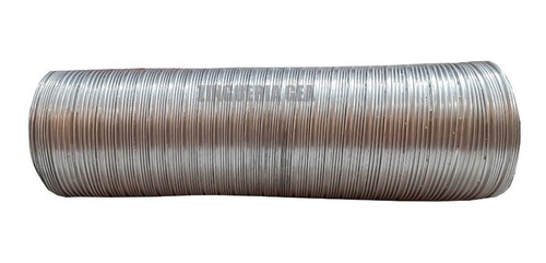 Imagen 2 de 10 de Caño Corrugado Aluminio Flexible 5 Pulgadas 12 Cms