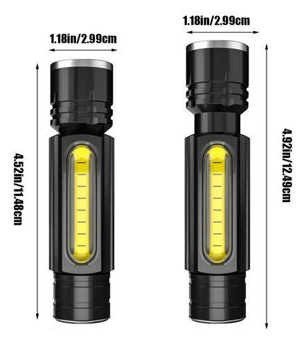Linterna Led B Night Light De 1000 Lúmenes, Flash Superbrill