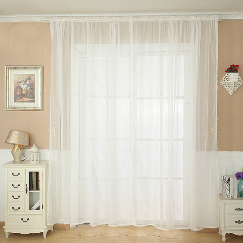 Cortina Para Puerta Y Ventana De Color L, Panel Drapeado, Bu
