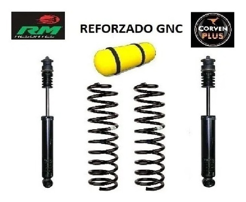 Amortiguadores Y Espirales Traseros Gnc Chevrolet Corsa 2