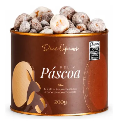 Mix Páscoa Macadâmias Amêndoas Castanha De Caju 200g