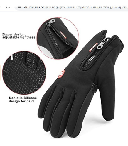 Imagen 6 de 6 de Guantes Termicos Guantes Bici Guante Bici Touch Antideslizan