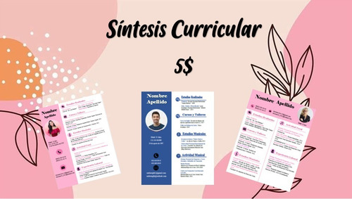 Imagen 2 de 4 de Diseño De Diapositivas De Powerpoint Y Sínteis Curriculares