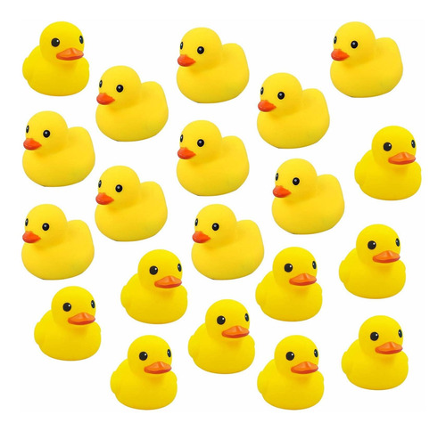 Codall Mini Patos De Bao De Goma Amarilla Para Nio (2.1 , 20