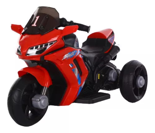 Moto Elétrica Infantil Cross - Vermelho+Preto