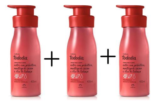 Hidratante Natura Todo Dia 400 Ml Un Kit 3 (três) [ Creme ]