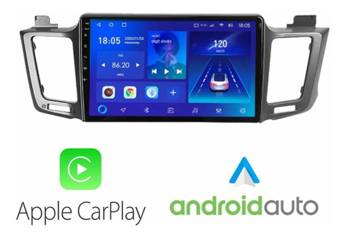 Estéreo Android Toyota Rav4 12-18 Carplay Android Auto
