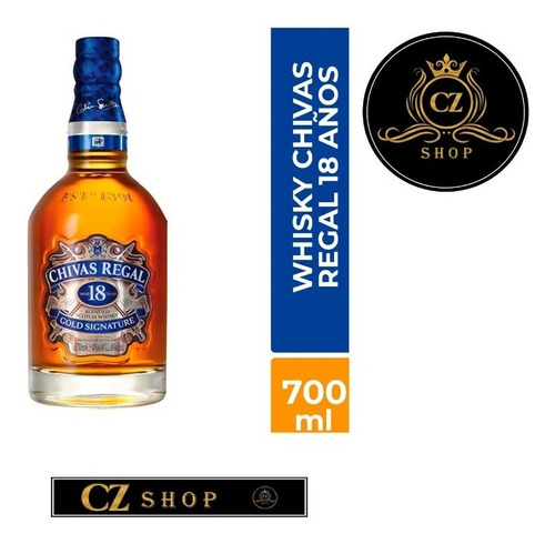 Chivas Regal 18 Años Botella 700 Ml - mL a $443