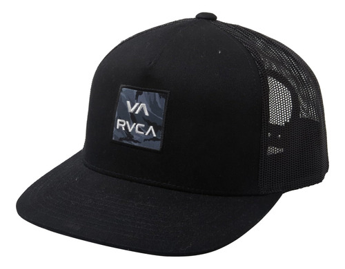 Gorra De Baseball Rvca/estampado Negro