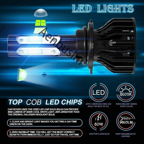 Kit De Luces Led De 4 Caras H7 H11 9005 9006 9012 8000k
