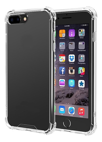 Funda Transparente Reforzada Para iPhone 12 Pro Max