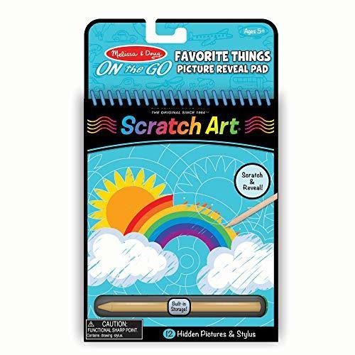 Melissa Y Doug On The Go Scratch Art Imagen Oculta - Cosas F