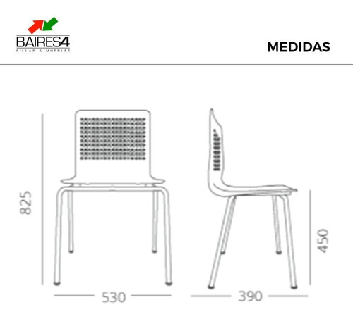 Pack X 2 Silla De Jardín Ananá Colors
